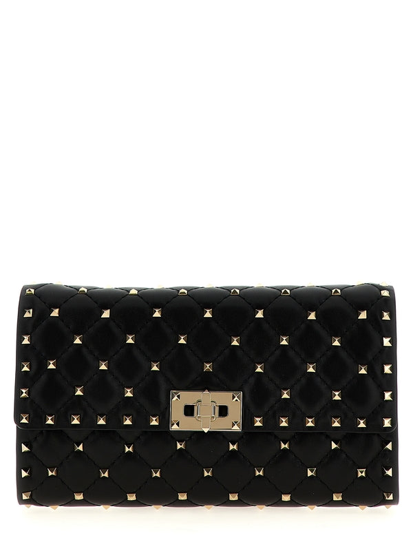 Rockstud Spike
  Leather Shoulder Bag