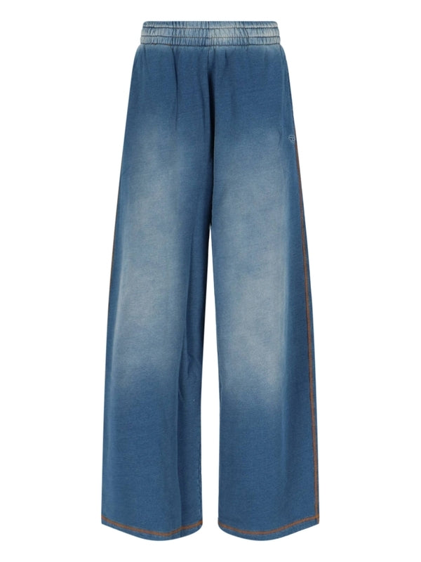 ZENIA Logo Banded Wide Pants