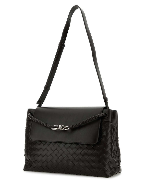 Andiamo Intrecciato Leather Crossbody
  Bag