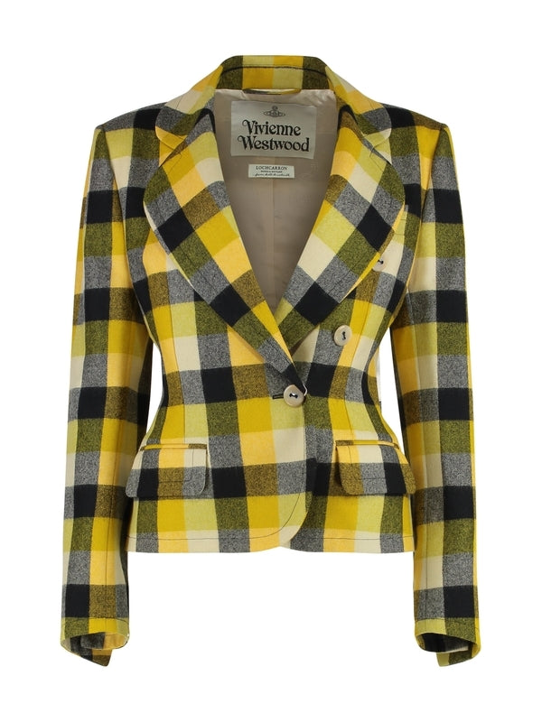 Vivienne Westwood Yellow Checked Jackets