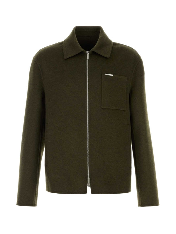 Wool Cashmere Zip-up
  Jacket