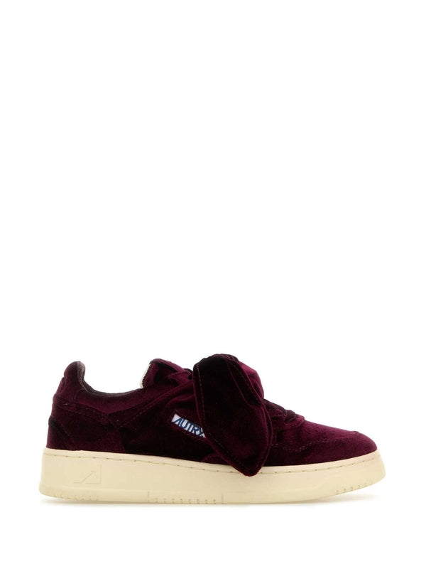Autry Burgundy Low Top Sneakers