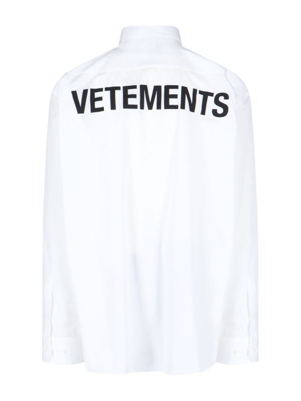 Back Logo Printing Oversized Shirt