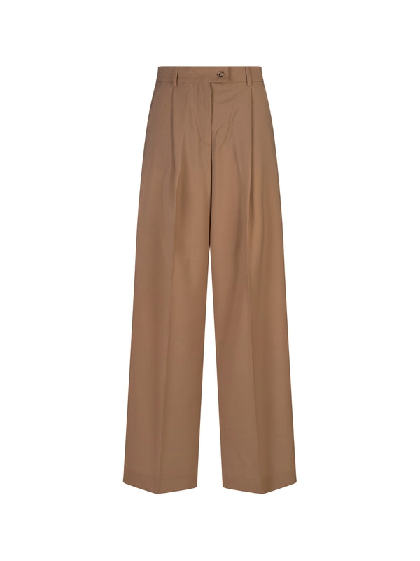 Wide Wool Pants