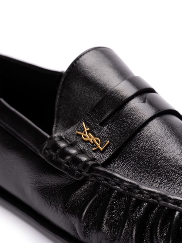 Cassandra Logo Leather Penny
  Loafers