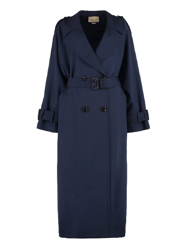 Wool Long Trench Coat