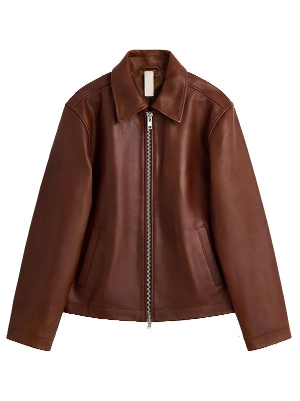 Classic Leather Brown Jacket