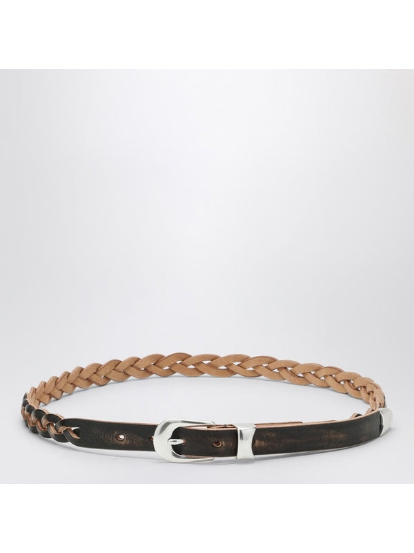 Braided Leather Belt