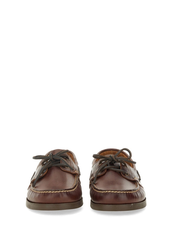 Paraboot Brown Boat Shoes