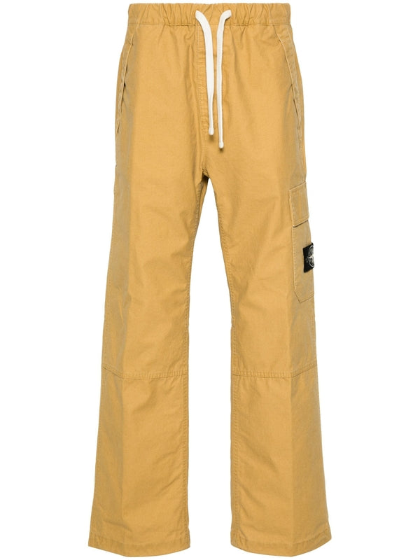 Wappen Patch Drawstring Cargo
  Pants