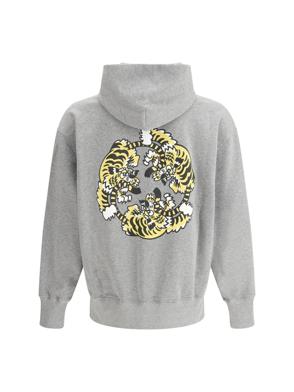 Back Tiger Printing Cotton
  Hoodie