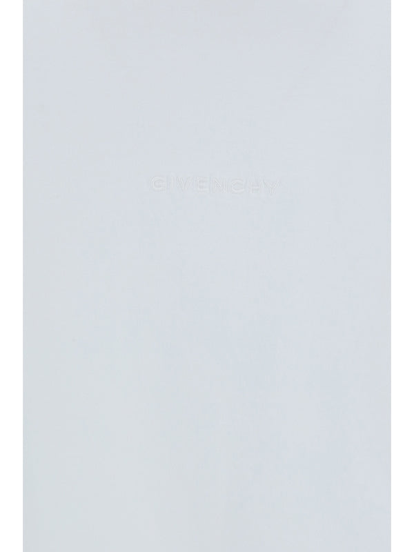 GIVENCHY - 4g Logo Embroidery Detail Cotton T-shirt - Jente