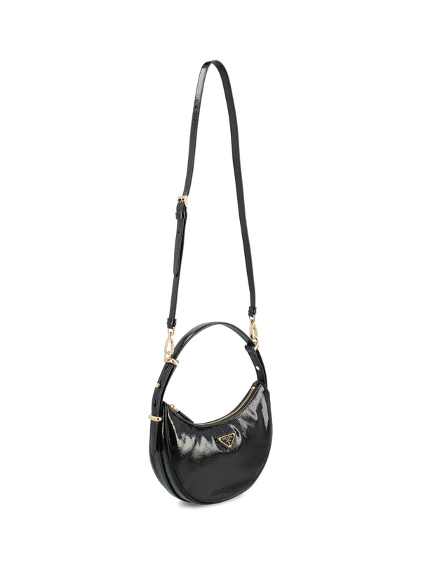 Arce Triangle Logo Leather Shoulder Bag