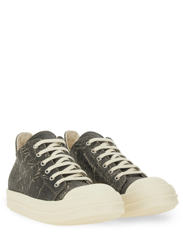 Rick Owens Drkshdw Black Low Top Sneakers