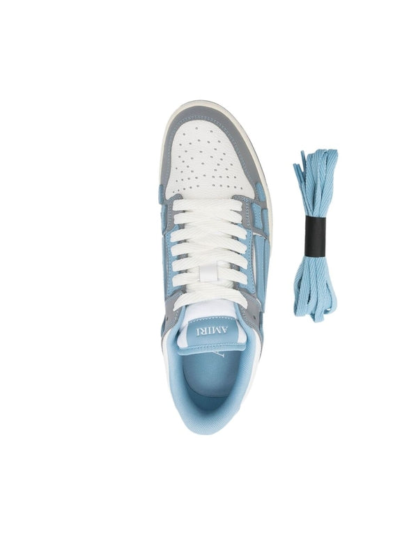 スケルレザーロートップスニーカー