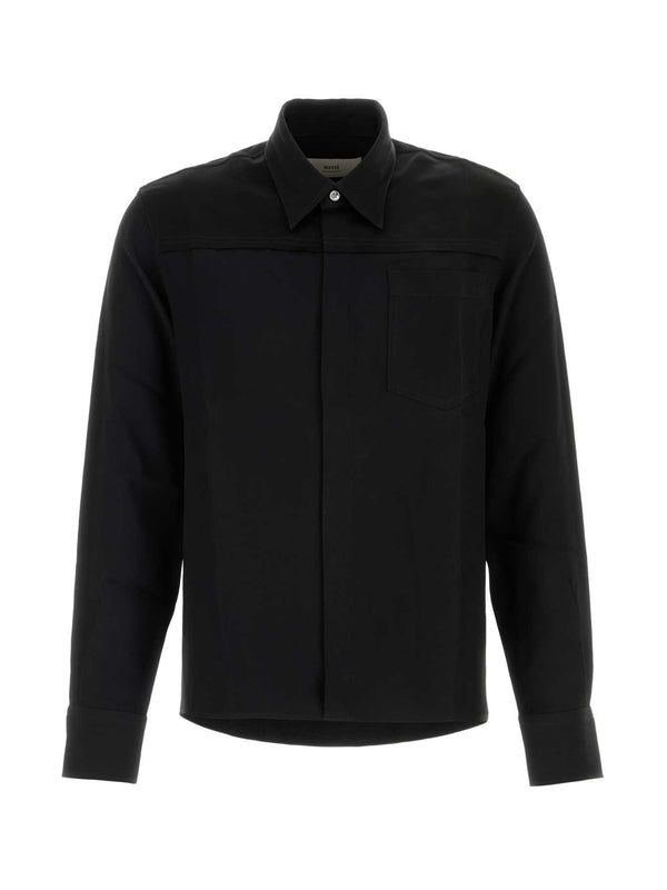 Pocket Detail Button-Up Shirt