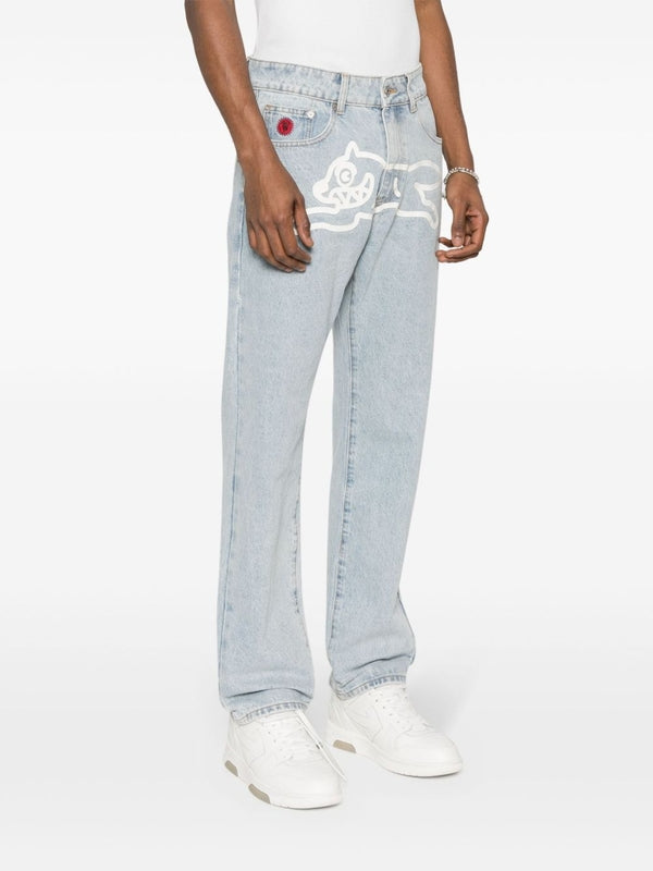 Ice Cream Blue Denim Pants