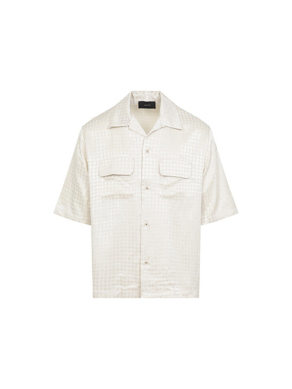 Quad Jacquard Pocket Short-Sleeve Shirt