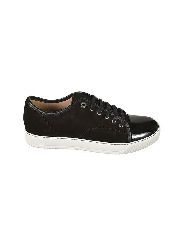 Black Calfskin Low-top Sneakers