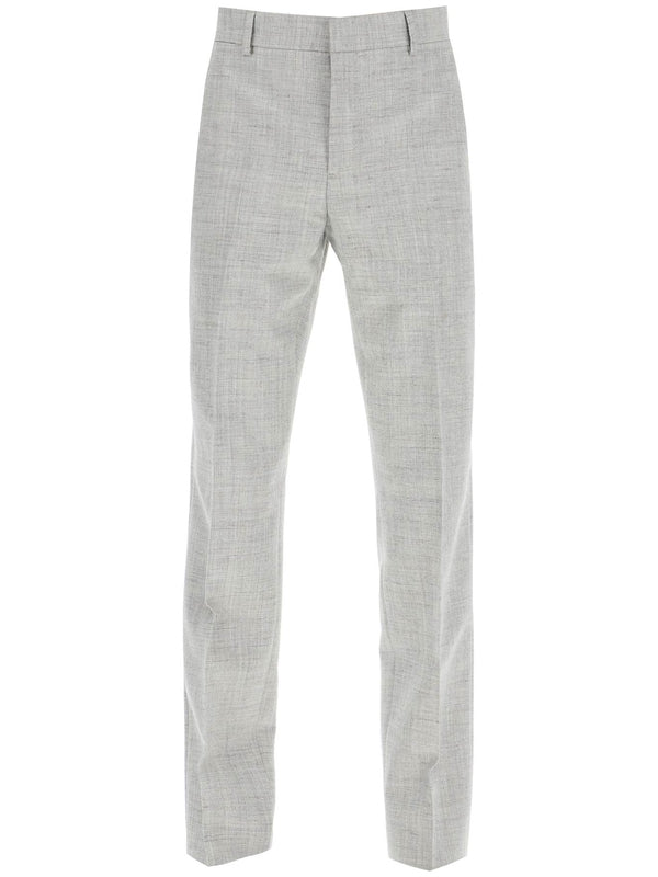 Back Logo Wool Tailored Pants - Jente