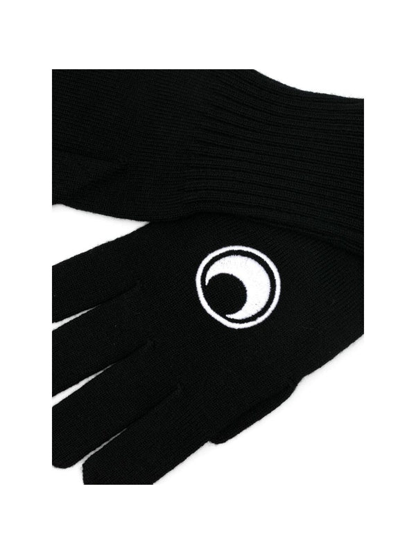 Moon Logo Embroidery Gloves