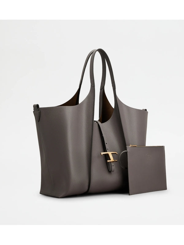 Tod'S Gray Shoulder Bag
