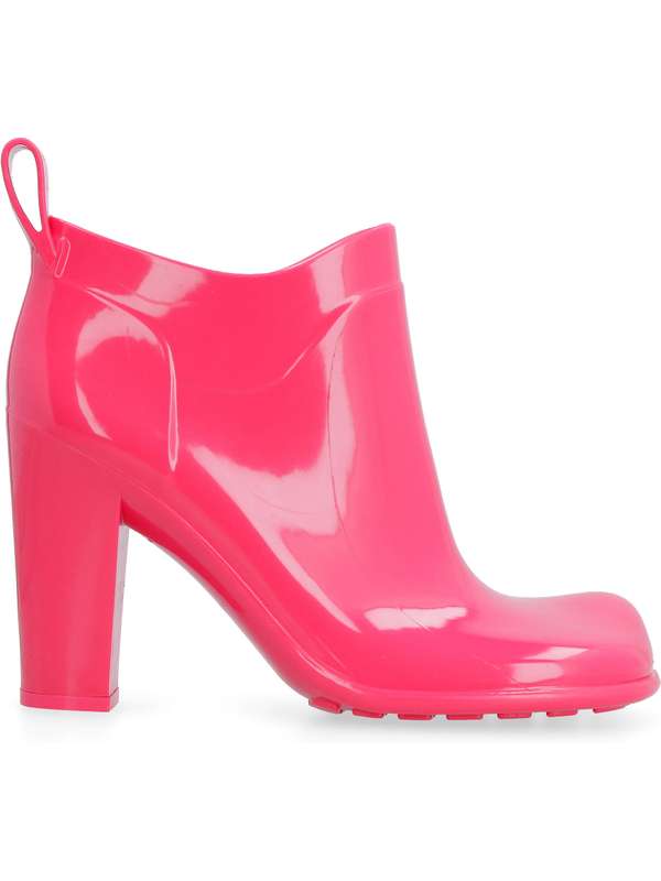 Lollipop Rubber Shine Boots Heel