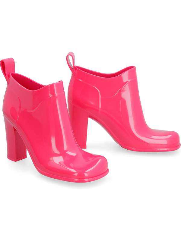 Lollipop Rubber Shine Boots Heel