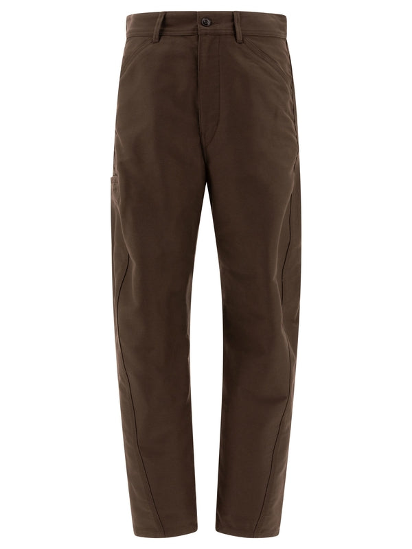 Twist Cotton Blend Pants