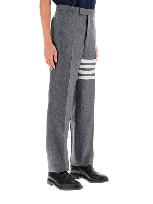 4-Bar Wool Cashmere Pants