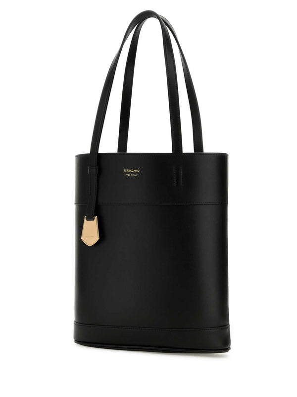 N/S Charming Leather Tote Bag