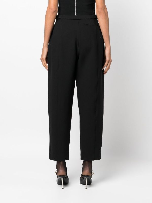 Wool Blend Crop Pants