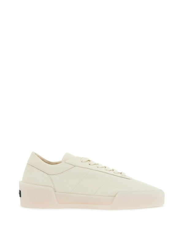 Aerobic Leather Low-Top Sneakers