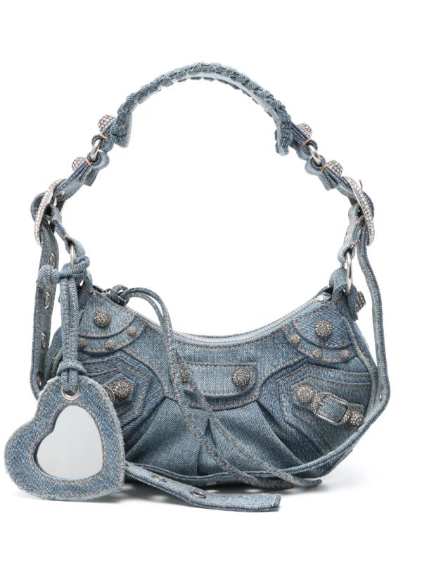 Balenciaga Le Cargol Xs Blue Crossbody & Shoulder Bags