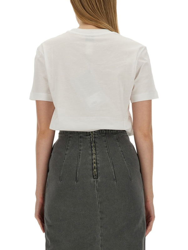 Logo Printing Cotton Short Sleeve T-Shirt