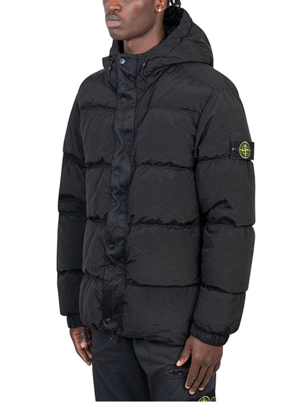 Wappen Patch Quilted Hood Padding