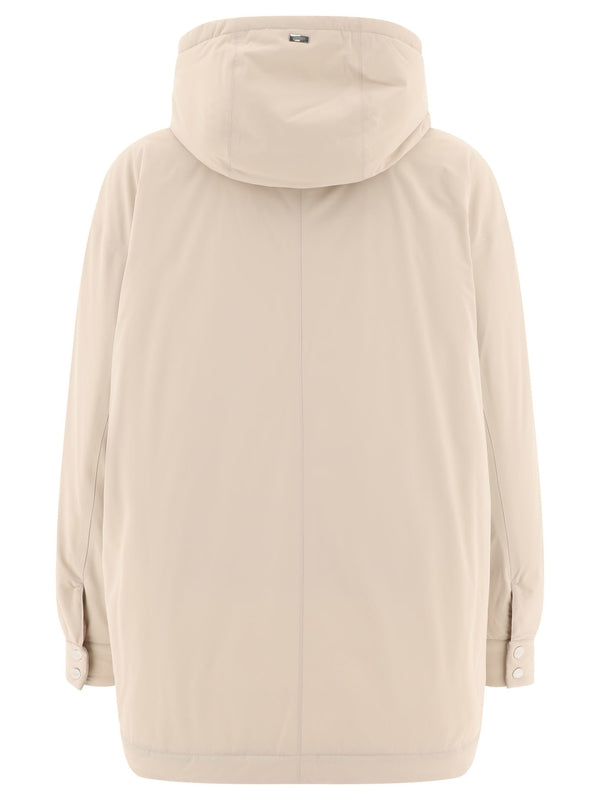 A Shape Hood
  Padding Parka