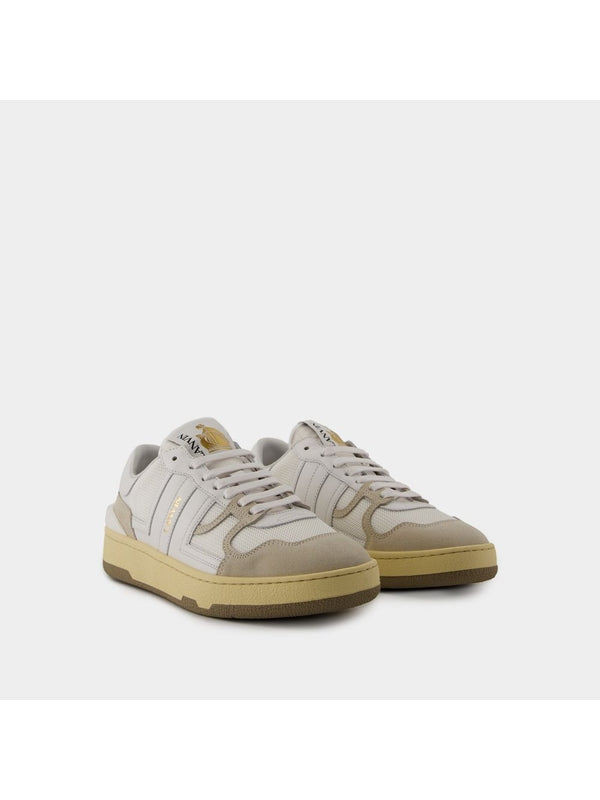 Clay Leather Mesh Sneakers