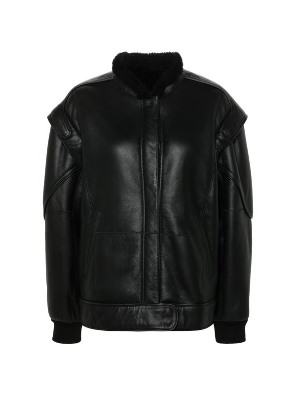 Reese Leather Bomber