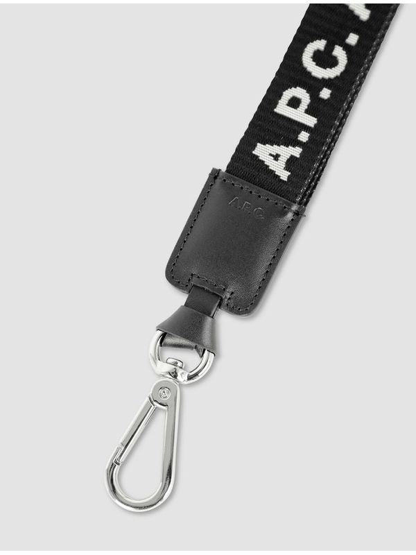 Logo Jacquard Detail Keyring