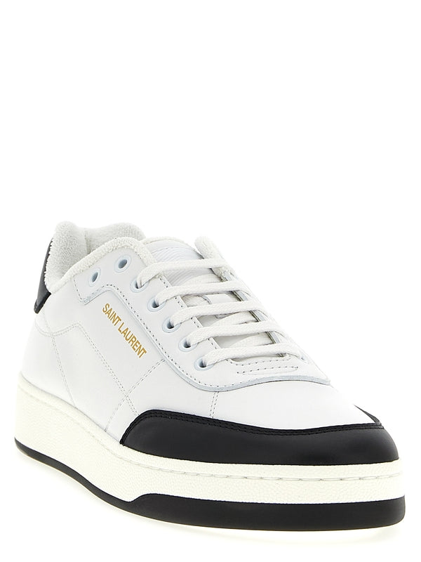 Saint Laurent White Low Top Sneakers