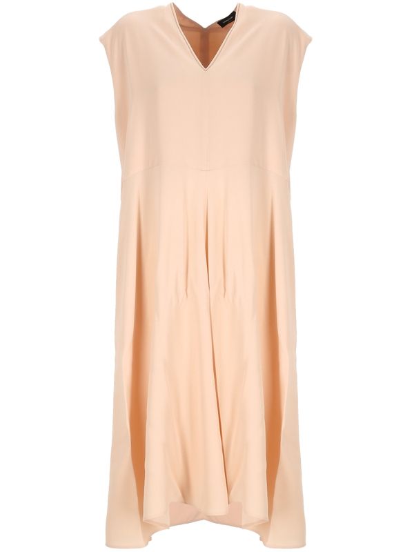 V-Neck Sleeveless Dress