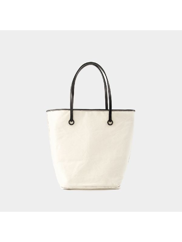 Tall Anchor Handle Canvas Tote Bag