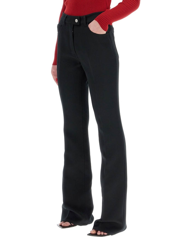 Courrèges - Black Flare Pants - Jente