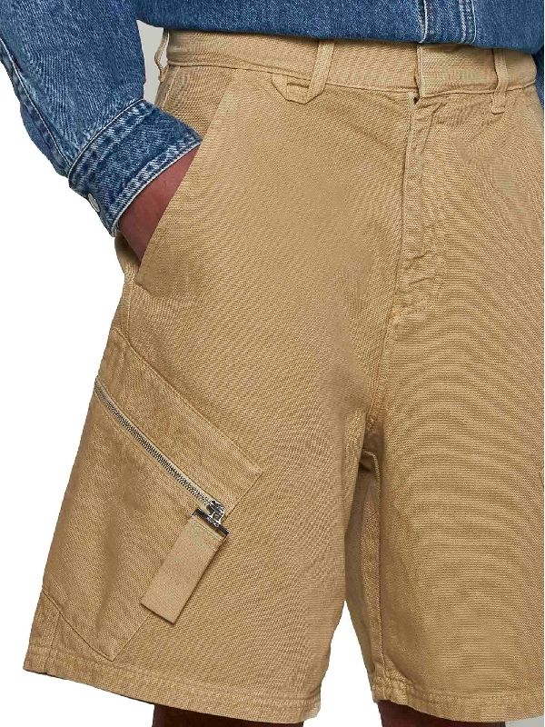 Zipper Detail Bermuda Shorts