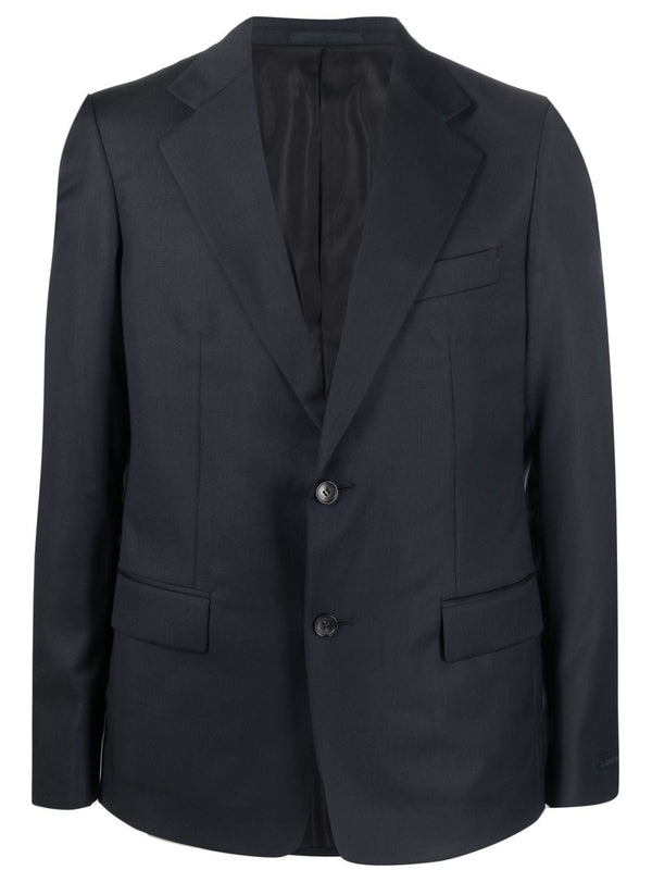 Virgin Wool Single Tailored Jacket