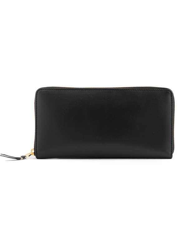 Black Classic Zip Around Long Wallet