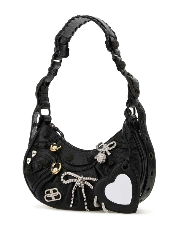 Balenciaga Le Cargol Xs Black Crossbody & Shoulder Bags