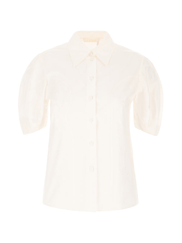 Balloon Sleeve Short Sleeve
  Shirt