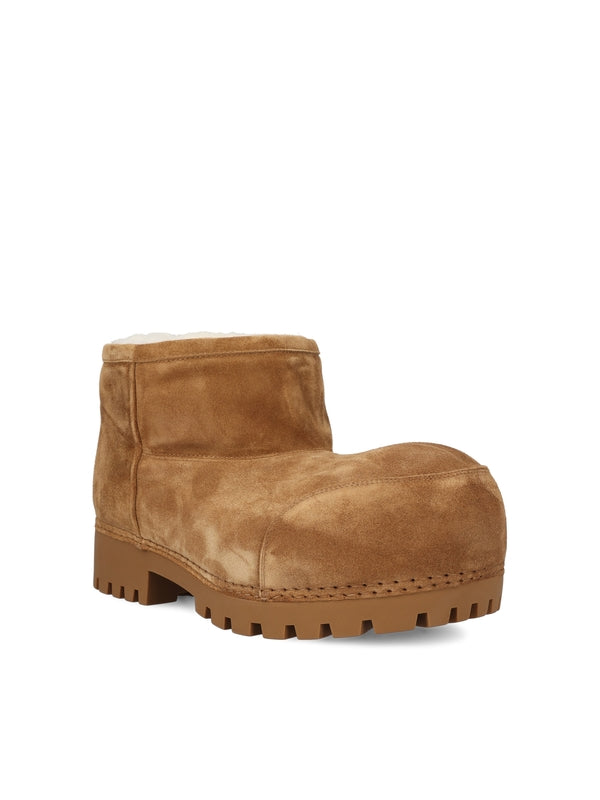 BALENCIAGA Alaska Fur Ankle Boots